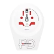 Adapter, Európába utazóknak, USB-C, gyorstöltés, földelt, SKROSS