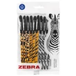 Golyóstoll, 0,27 mm, kupakos, vegyes testszín, ZEBRA 
