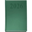 Naptár, tervező, A5, napi, 2026, zöld