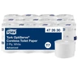 Toalettpapír, belsőmag nélküli, T7 rendszer, 2 rétegű, 13,1 cm átmérő, Advanced, TORK 