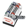Táblamarker készlet, 6 mm, kúpos hegy, PENTEL 