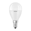 LED izzó, E14, kisgömb, P48, 8W, 806lm, 2700K (MF), OSRAM 