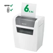 Iratmegsemmisítő, konfetti, 6 lap, LEITZ 