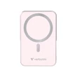 Power bank, külső akkumulátor, mágneses (vezeték nélküli), 10.000mAh, kitámasztó, VERBATIM 