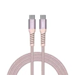 USB kábel, USB-C - USB-C, 1,2 m, 100W, mágneses, VERBATIM, rózsaszín