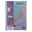 Regiszter, karton, A4, 12 részes, EXACOMPTA 