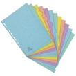 Regiszter, karton, A4, 12 részes, EXACOMPTA 