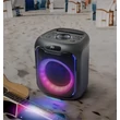 Hangszóró, Bluetooth, mikrofonnal, LED fényekkel, 150W, MUSE 