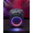 Hangszóró, Bluetooth, mikrofonnal, LED fényekkel, 150W, MUSE 
