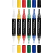 Dekormarker készlet, 1,0/3,0 mm, kétvégű, akril, FABER-CASTELL 