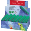 Radír display, háromszögletű, FABER-CASTELL, dinoszaurusz