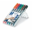 Alkoholos marker készlet, OHP, 0,6 mm, STAEDTLER 