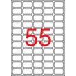 Etikett, univerzális, 36,8x23,8 mm, eltávolítható, kerekített sarkú, APLI, 5500 etikett/csomag