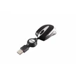 Egér, vezetékes, optikai, kisméret, USB, VERBATIM 