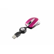 Egér, vezetékes, optikai, kisméret, USB, VERBATIM 