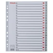 Regiszter, műanyag, A4 Maxi, A-Z, ESSELTE, szürke