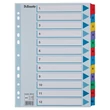 Regiszter, karton, A4, 1-12, ESSELTE 