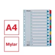 Regiszter, karton, A4, 1-12, ESSELTE 