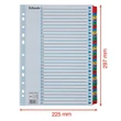 Regiszter, karton, A4, 1-31, ESSELTE 