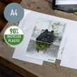 Genotherm, felül és belső oldalon nyitott, A4, PP, 140 mikron, narancsos felület, LEITZ 