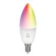 Deltaco SMART HOME SH-LE14RGB izzó LED, E14, gyertya, WIFI, 5W, színes+fehér, szabályozható, 3db/csomag