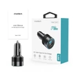 Choetech USB-C*2+A (130W,3-portos, autós, gyorstöltő), töltő