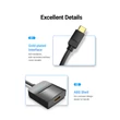 Vention USB-C -> HDMI (fekete, ABS type), 0,15m, Adapter