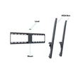 MULTIBRACKETS Fali konzol, M Universal Tilt Wallmount Black Large (55-75