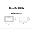 MULTIBRACKETS Fali konzol, M VESA Super Slim Tilt & Turn Plus (32-65