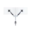 MULTIBRACKETS 2 karos asztali konzol, M VESA Gas Lift Arm Dual Silver (15-32