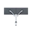 MULTIBRACKETS 2 karos asztali konzol, M VESA Gas Lift Arm Dual Silver (15-32