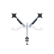 MULTIBRACKETS 2 karos asztali konzol, M VESA Gas Lift Arm Dual Silver (15-32