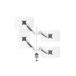 MULTIBRACKETS 4 karos asztali konzol, M VESA Gas Lift Arm Quad Silver (15-32