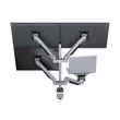 MULTIBRACKETS 4 karos asztali konzol, M VESA Gas Lift Arm Quad Silver (15-32