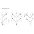 MULTIBRACKETS 4 karos asztali konzol, M VESA Gas Lift Arm Quad Silver (15-32
