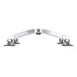MULTIBRACKETS 4 karos asztali konzol, M VESA Gas Lift Arm Quad Silver (15-32