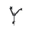 MULTIBRACKETS 2 karos asztali konzol, M VESA Gas Lift Arm Dual Black (15-32
