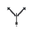 MULTIBRACKETS 2 karos asztali konzol, M VESA Gas Lift Arm Dual Black (15-32