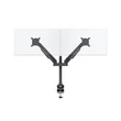 MULTIBRACKETS 2 karos asztali konzol, M VESA Gas Lift Arm Dual Black (15-32