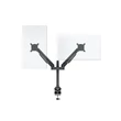 MULTIBRACKETS 2 karos asztali konzol, M VESA Gas Lift Arm Dual Black (15-32