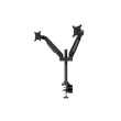 MULTIBRACKETS 2 karos asztali konzol, M VESA Gas Lift Arm Dual Black (15-32