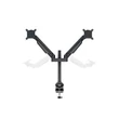 MULTIBRACKETS 2 karos asztali konzol, M VESA Gas Lift Arm Dual Black (15-32