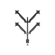 MULTIBRACKETS 4 karos asztali konzol, M VESA Gas Lift Arm Quad Black (15-32