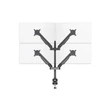 MULTIBRACKETS 4 karos asztali konzol, M VESA Gas Lift Arm Quad Black (15-32