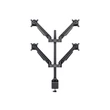 MULTIBRACKETS 4 karos asztali konzol, M VESA Gas Lift Arm Quad Black (15-32