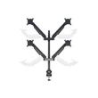 MULTIBRACKETS 4 karos asztali konzol, M VESA Gas Lift Arm Quad Black (15-32