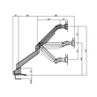 MULTIBRACKETS Asztali konzol, M VESA Gas Lift Arm Single Black HD (15-34