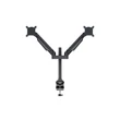MULTIBRACKETS 2 karos asztali konzol, M VESA Gas Lift Arm Dual Black HD (15-32