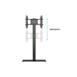 MULTIBRACKETS Padlóállvány, M Display Stand 180 Single Black w. Floorbase (24-65