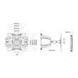 MULTIBRACKETS Fali konzol, M VESA Flexarm Full Motion Dual 400x400 (40-70